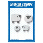 Whimsy Stamps Primitive Sheep Dies wsd001
