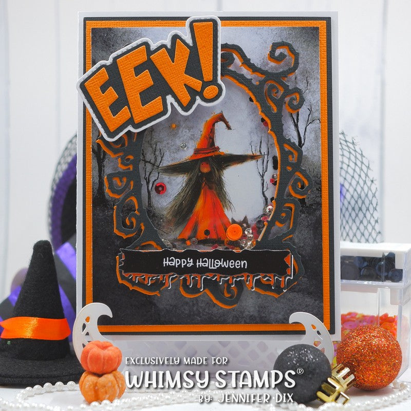 Whimsy Stamps Quick Strips 2 Dies wsd031 framed