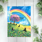 Whimsy Stamps Rainbow Bridge 6x6 inch Paper Pack wsdp01a dogs