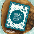 Whimsy Stamps Rainbow Bridge Dies wsd557a pawprints