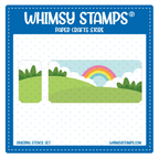 Whimsy Stamps Rainbow Landscape Layering Stencils wss148
