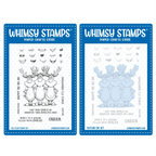 Whimsy Stamps Reindeer Smiles Clear Stamp and Die Set