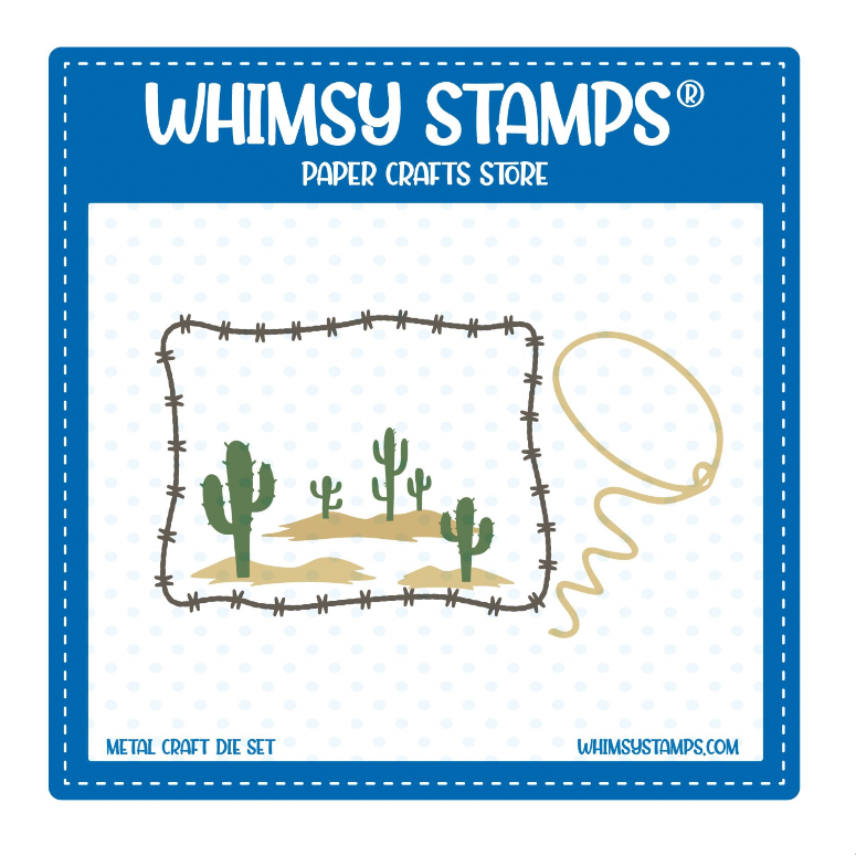 Whimsy Stamps Rope and Barbs Dies wsd135a