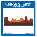 Whimsy Stamps Rustic Landscape Layering Stencils wss150