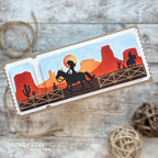 Whimsy Stamps Rustic Landscape Layering Stencils wss150 cowgirl