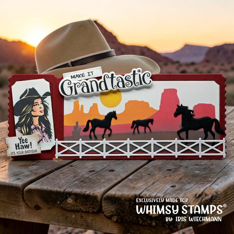 Whimsy Stamps Rustic Landscape Layering Stencils wss150 mountains
