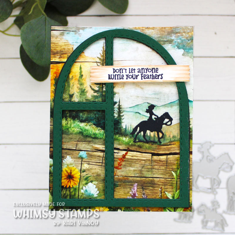 Whimsy Stamps Rustic Mountain 6x6 inch Paper Pack wsdp56 window