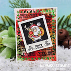 Whimsy Stamps Santa Comes to Town Clear Stamp and Die Set reindeer