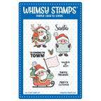 Whimsy Stamps Santa Comes to Town Clear Stamps khb187a
