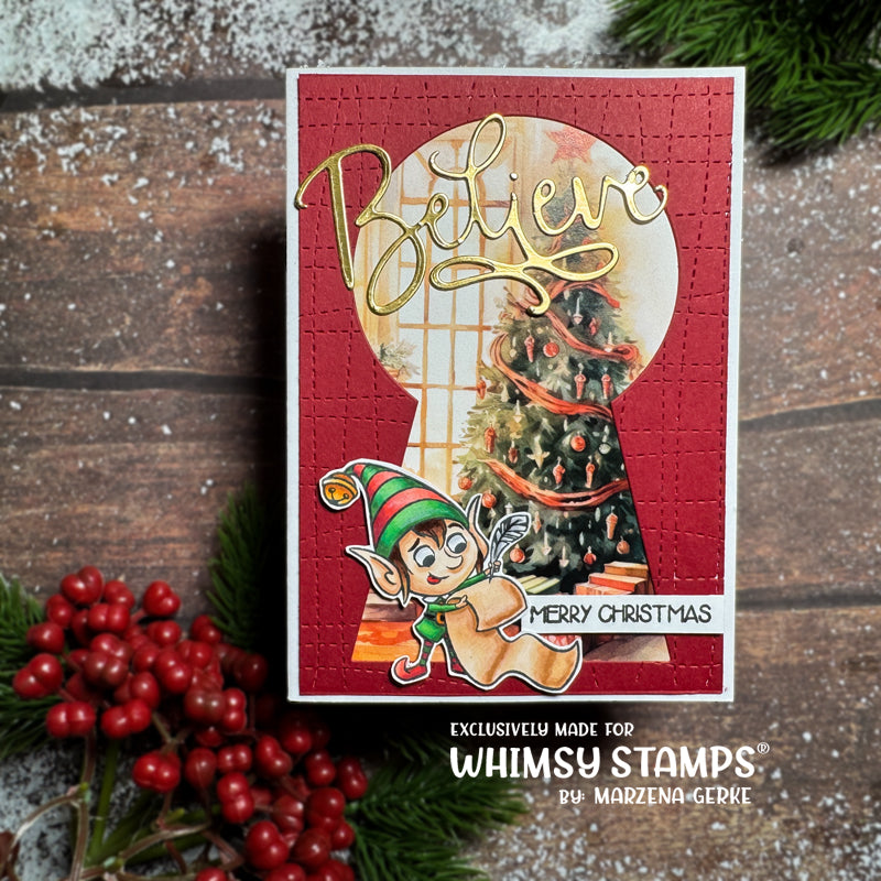 Whimsy Stamps Santa's Elves Clear Stamps khb150a christmas