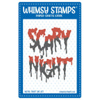 Whimsy Stamps Scary Night Word Dies wsd279