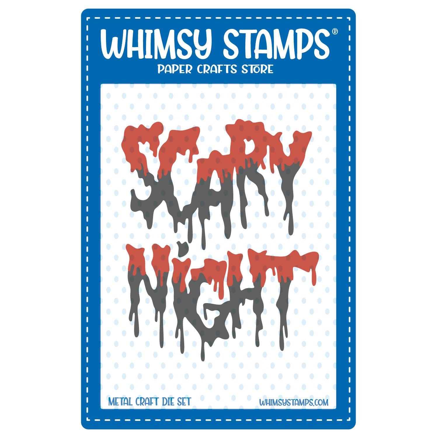 Whimsy Stamps Scary Night Word Dies wsd279