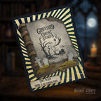 Whimsy Stamps Scary Stories Clear Stamps cwsd479a ghost stories book card