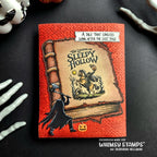 Whimsy Stamps Scary Stories Clear Stamps cwsd479a headless horseman card