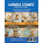 Whimsy Stamps ShabBee 2 Quick Card Fronts wsqcf-31