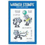 Whimsy Stamps Skunks Happy Day Clear Stamps dp1000a