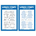 Whimsy Stamps Smores Clear Stamp and Die Set