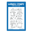 Whimsy Stamps Smores Clear Stamp and Die Set image 1