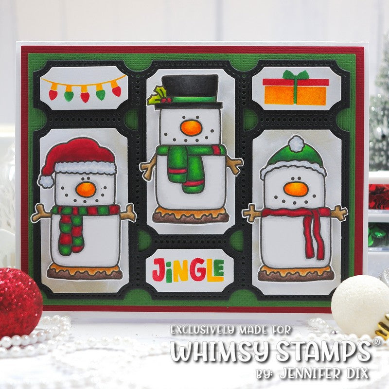 Whimsy Stamps Smores Clear Stamps cwsd373a jingle