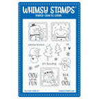 Whimsy Stamps Snowman Smiles Clear Stamps cwsd243a