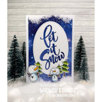 Whimsy Stamps Snowman Smiles Clear Stamps cwsd243a let it snow