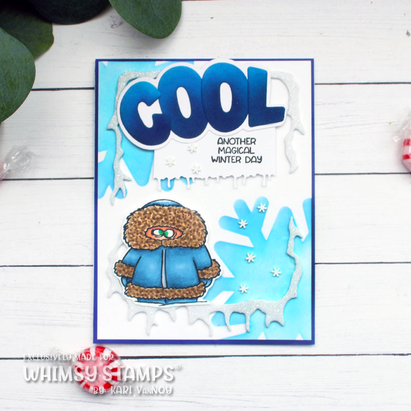 Whimsy Stamps Snowver It Clear Stamps cwsd188a cool
