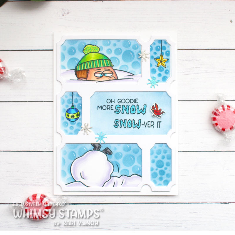 Whimsy Stamps Snowver It Clear Stamps cwsd188a star