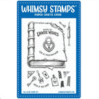 Whimsy Stamps Spell Book Clear Stamps cwsd445a