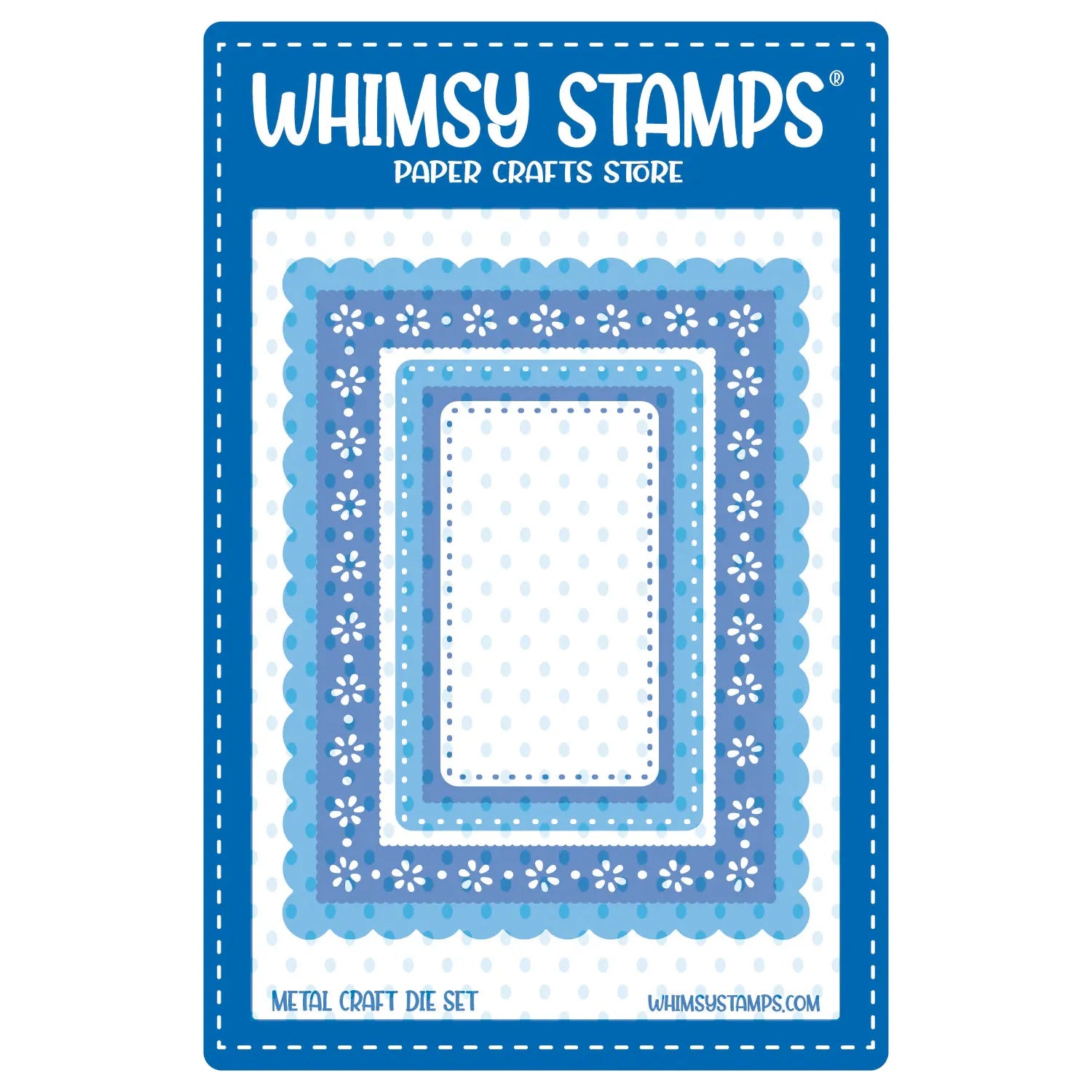 Whimsy Stamps Spring Rectangles Dies wsd355b