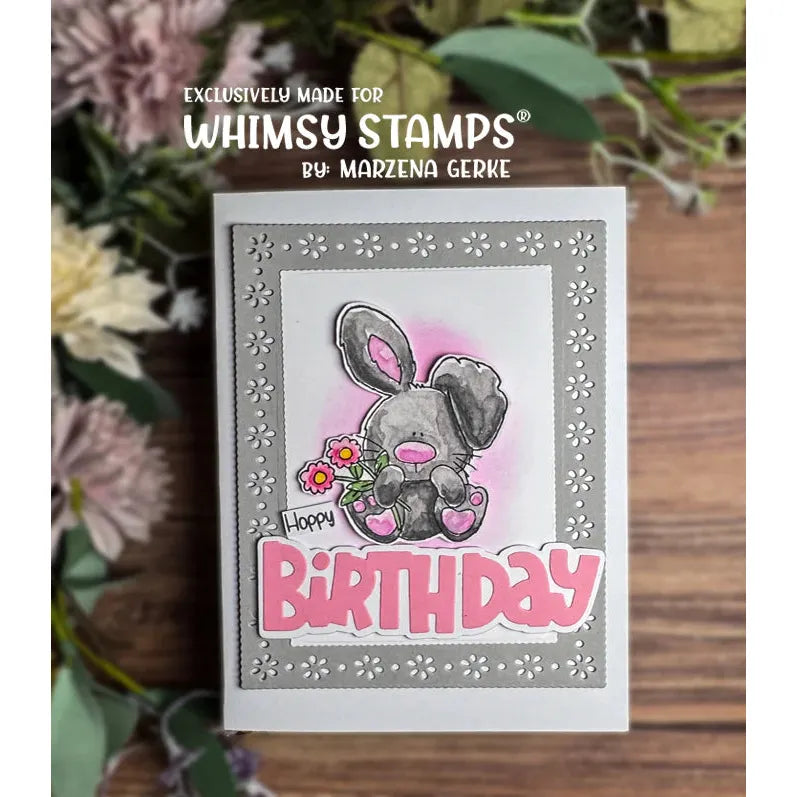 Whimsy Stamps Spring Rectangles Dies wsd355b birthday
