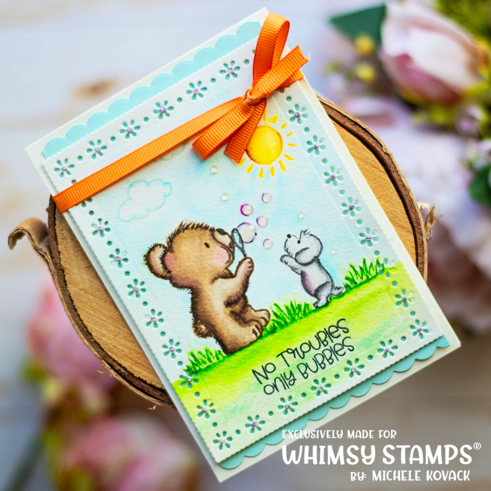 Whimsy Stamps Spring Rectangles Dies wsd355bs sunshine
