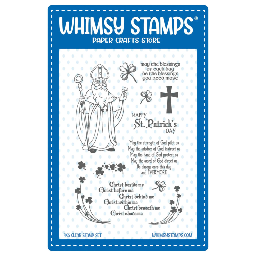 Whimsy Stamps St Patrick Clear Stamps cwsd271a