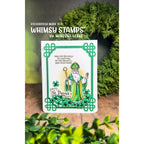 Whimsy Stamps St Patrick Clear Stamps cwsd271a happy st patricks