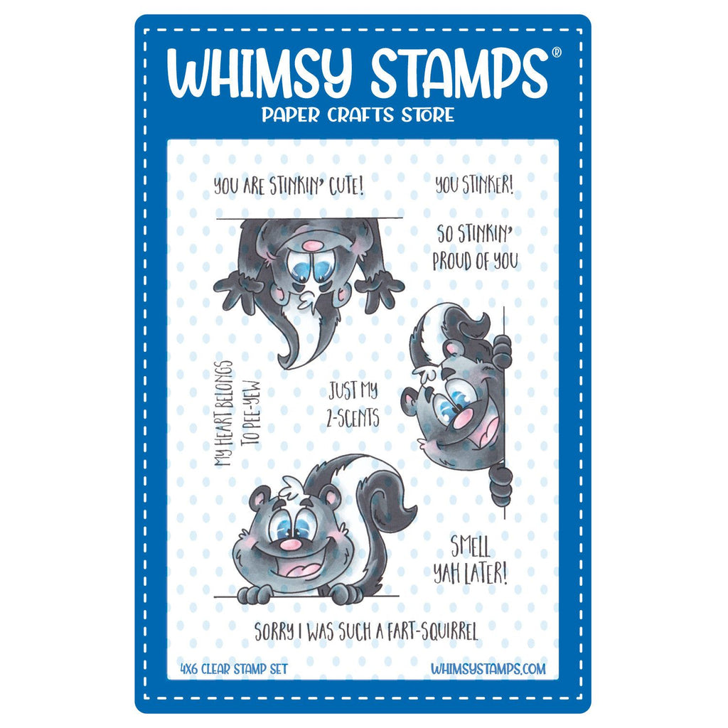 Whimsy Stamps Stinkin Cute Clear Stamps dp1004a