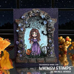 Whimsy Stamps Stone Arch Dies wsd062 sweet screams spooky card