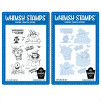 Whimsy Stamps Summerween Scream Clear Stamp and Die Set