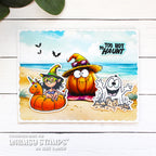 Whimsy Stamps Summerween Scream Outline Dies wsd053 haunt