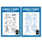 Whimsy Stamps Summerween Vibes Clear Stamp and Die Set