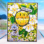 Whimsy Stamps Summerween Vibes Clear Stamp and Die Set yellow