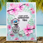 Whimsy Stamps Summerween Vibes Clear Stamps cwsd437a skeleton