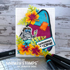 Whimsy Stamps Summerween Vibes Outline Dies wsd054 flower