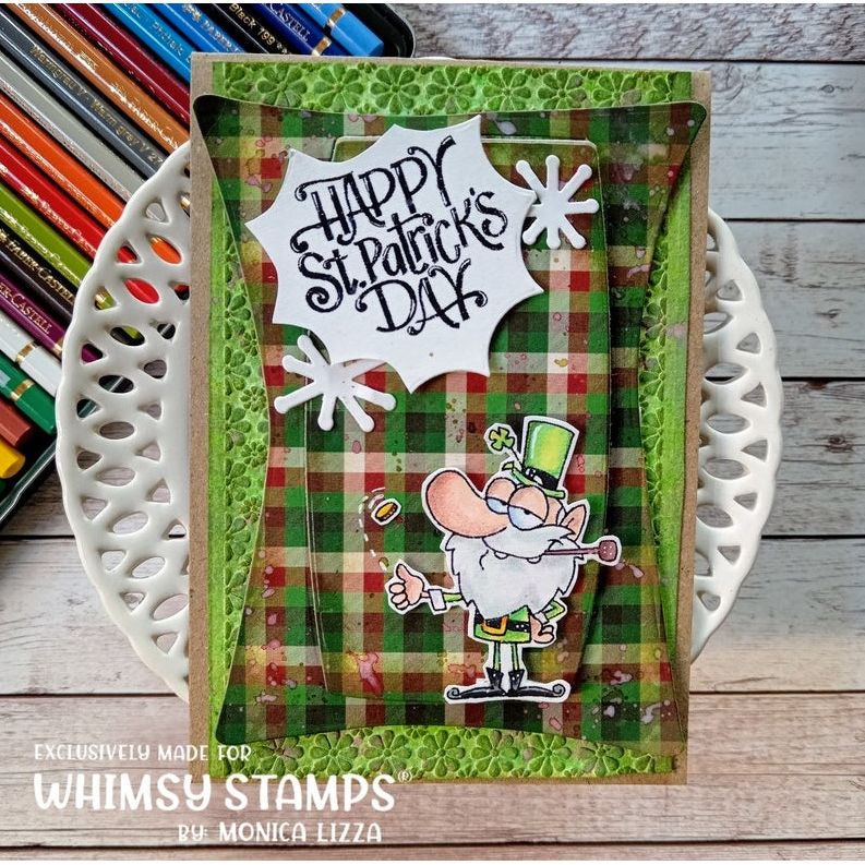 Whimsy Stamps Tartan 6 x 6 Paper Pads wsdp27 happy day