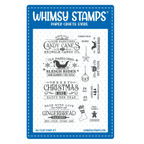 Whimsy Stamps Terrific Christmas Tickets Clear Stamp and Terrific Tickets Die Set image 1