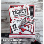Whimsy Stamps Terrific Slim Tickets and Ticket Windows Die Set happy birthday