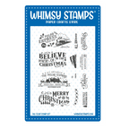 Whimsy Stamps Terrific Tickets Believe Clear Stamps cwsd404a