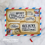 Whimsy Stamps Terrific Tickets Believe Clear Stamps cwsd404a believe