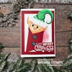 Whimsy Stamps Terrific Tickets Believe Clear Stamps cwsd404a elf