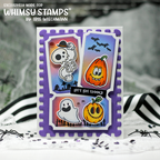 Whimsy Stamps Terrific Tickets Window Dies wsd037 pumpkins