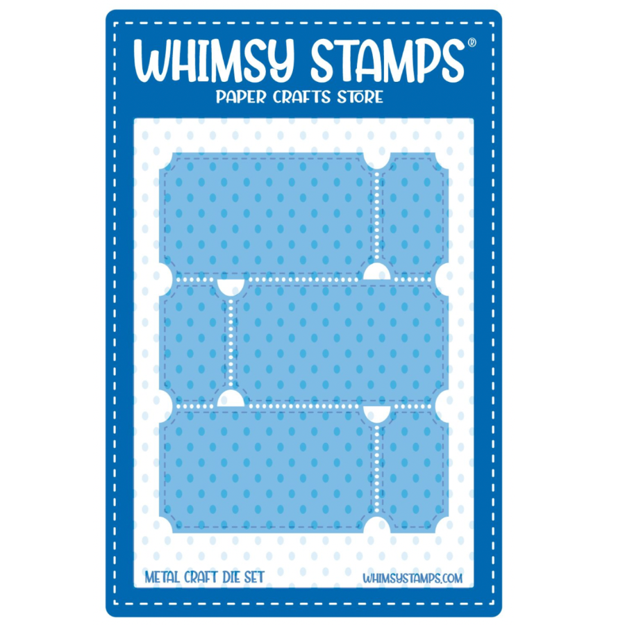 Whimsy Stamps Terrific Tickets and Terrific Tickets Window Die Set image