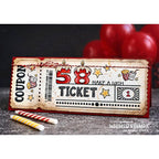 Whimsy Stamps Ticket Coupons Elements Clear Stamps cwsd227a birthday coupon